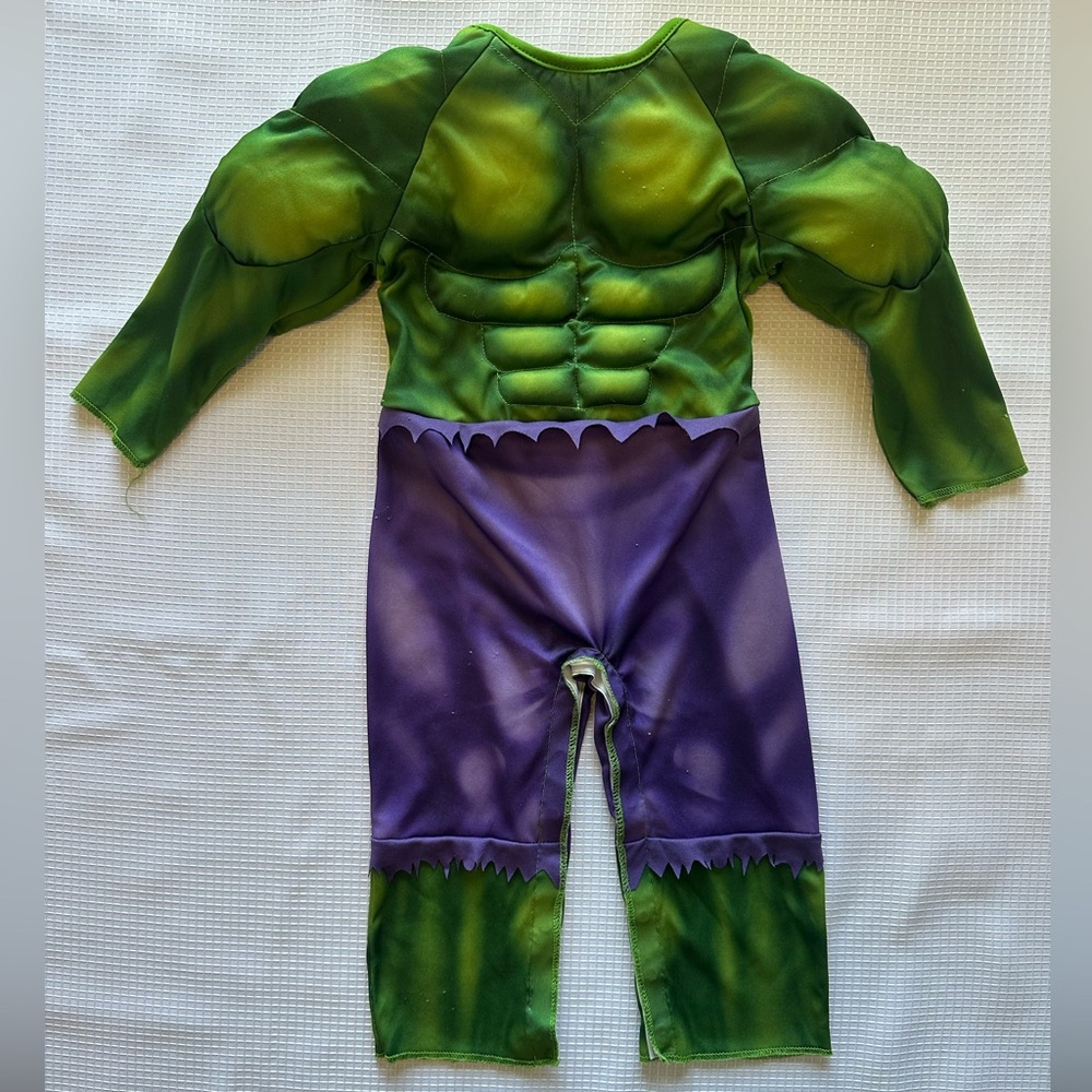 Marvel Hulk Smash Green and Purple Superhero Costume for Babies